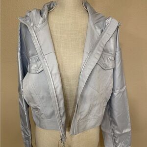 Nike - Sportswear Electric Blue Mixed Material Jacket